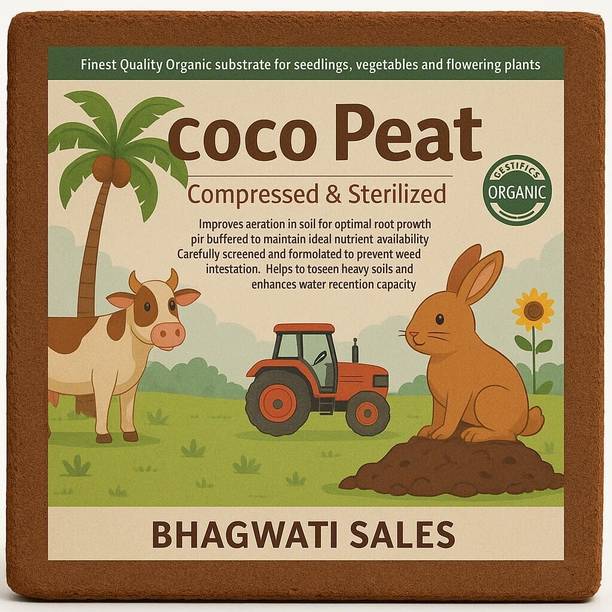Bhagwati sales cocopeat brick Potting Mixture