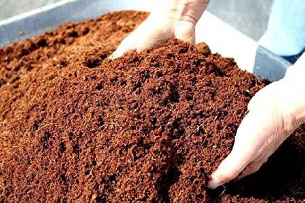 WALK GARDEN 10 Kg -100% Organic Loose Cocopeat for Indoor & Outdoor Plants, Soil Manure. Potting Mixture, Husk