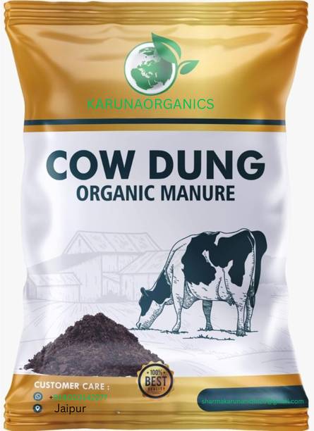 Karuna Enterprises Organic Vermicompost Fertilizer Manure For Plants Home Garden Potting Mixture, Manure, Soil, Fertilizer