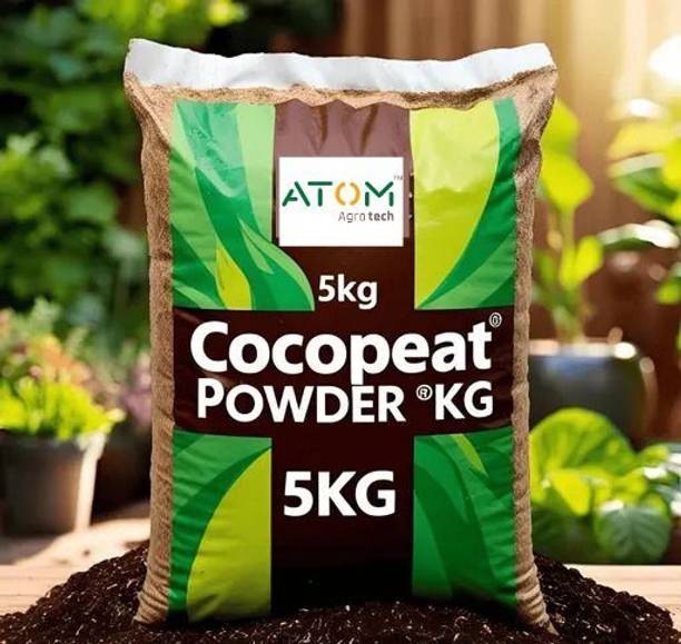 ATOM Agrotech Cocopeat Compost Manure ready to use in Garden and Vegetables Potting Mixture