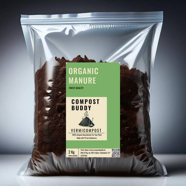CompostBuddy Vermicompost Manure - 2KG Manure, Potting Mixture