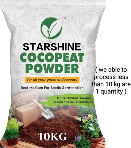 Starshine Cocopeat powder pack of 10 kg pot mixture Soil