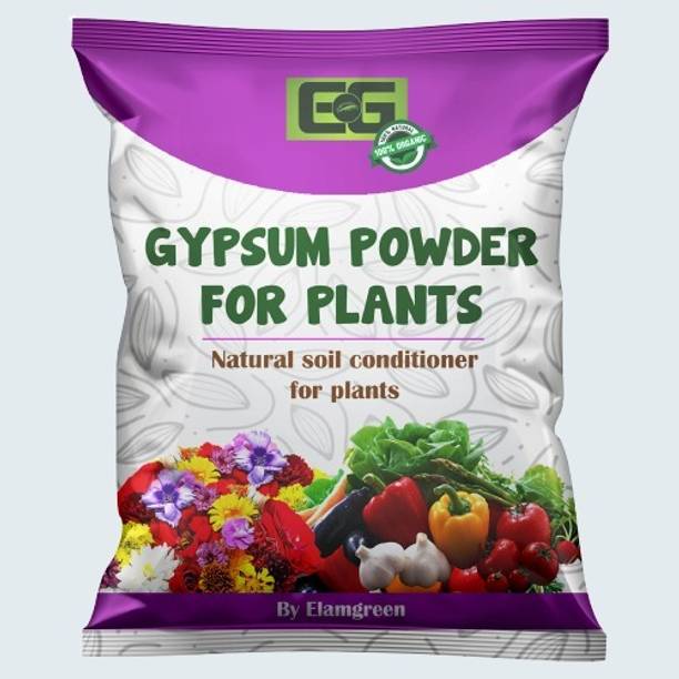 elamgreen Gypsum for Plants | Calcium Sulphate Soil Conditioner for Gardening Fertilizer
