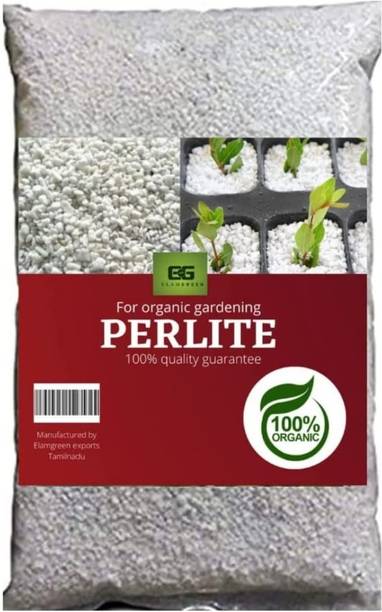 elamgreen Perlite for plants 1kg get coco peat powder 100 grams Fertilizer