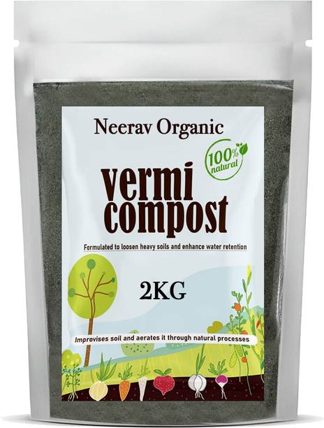 Neerav Organic Vermi Compost for Plants and Nursery Manure, Fertilizer, Potting Mixture Potting Mixture