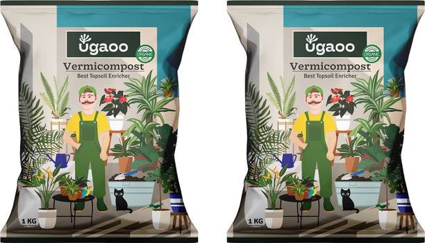 UGAOO Organic Vermicompost Fertilizer Manure For Plants Fertilizer