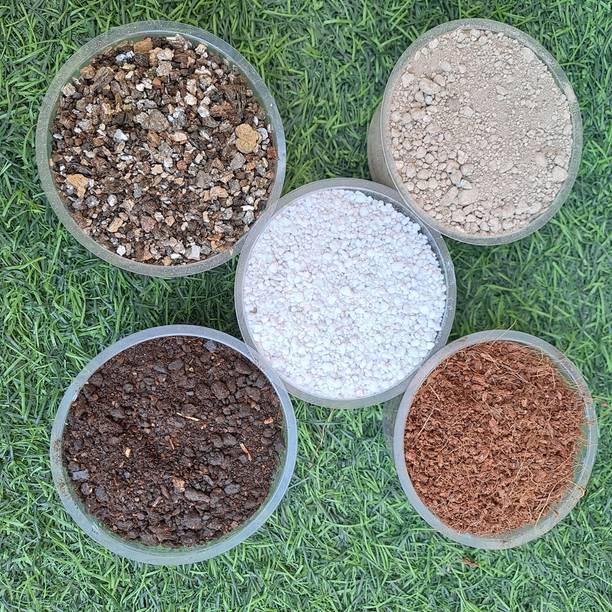 Platnsab Cocopeat 201gm,Bone Meal 200gm,Perlite100gm, Neem Khali 200gm, Vermiculite 200gm Manure, Potting Mixture, Soil