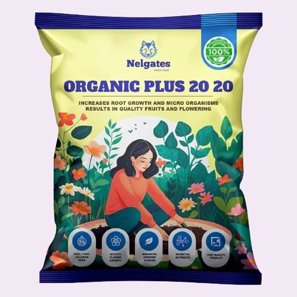 Nelgates Organic Fertilizer for Vegetables & Flowers Fertilizer