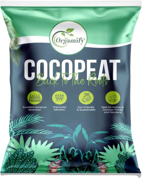 Orgamify Decompressed Cocopeat Powder (5KG) – Ready-to-Use Soil Conditioner Husk