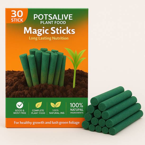 potsalive Magic Stick Plant Food Fertilizer – Green Nutrient Sticks for All Plants Fertilizer