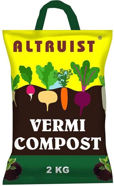 Altruist Organic Vermicompost Fertilizer Manure for Plants - 2 Kg Manure