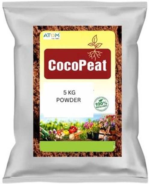 ATOM Agrotech Organic Cocopeat powder for home and Kitchen gardening, Potting mix Manure