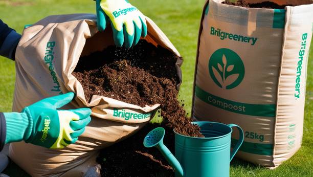BriGreenery Eco Safe Organic Vermicompost Fertilizer 25 Kg Manure