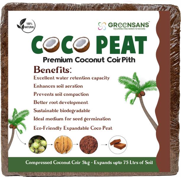 GREENSANS COCOPEAT 5KG Potting Mixture