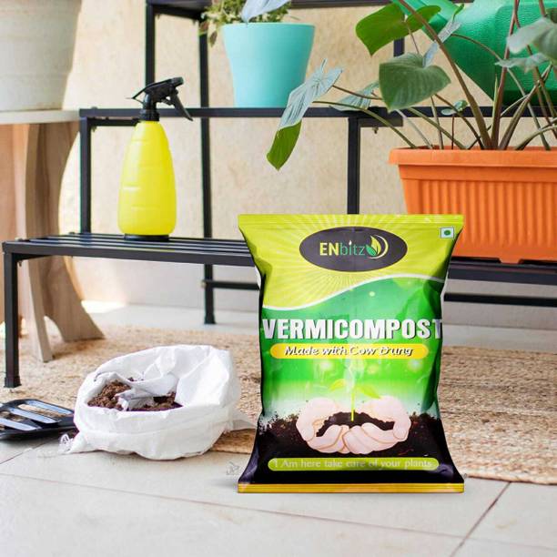 ENBITZ Organic Vermicompost Fertilizer Manure For Plants Manure