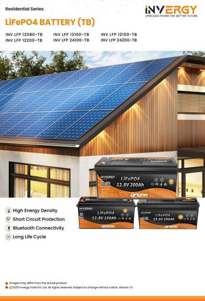 INVERGY INV LFP 12100-TB Lithium Solar Battery