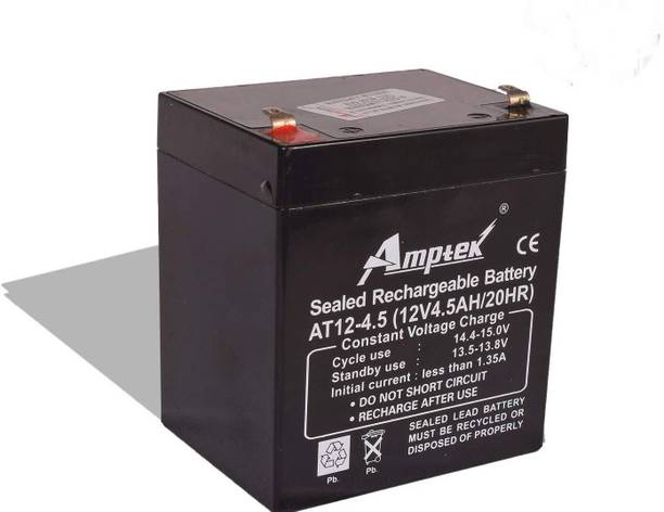 AMPTEK 12V 4.5AH / 20Hr for Flooded Solar Battery