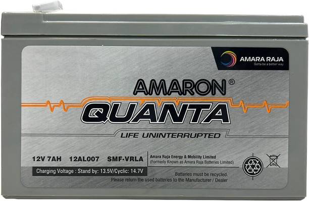 iMeasure amaron quanta 12V 7Ah SMF UPS-Emergency Battery Flooded Solar Battery