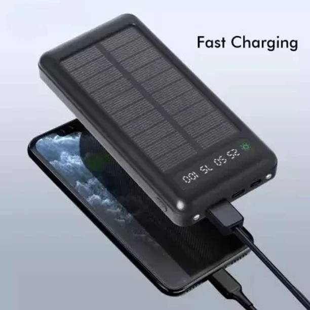 PRAKASHAMAYA Super Fast Charging 20000 mah Portable Charger Power Bank with cab Lithium Solar Battery