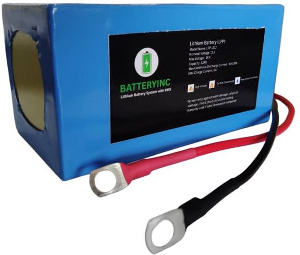 BatteryInc 12V 12AH Lithium Solar Battery