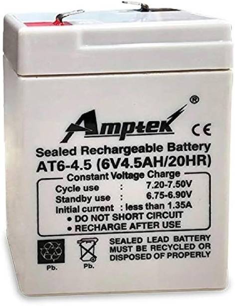 AMPTEK 6v4.5ah Flooded Solar Battery