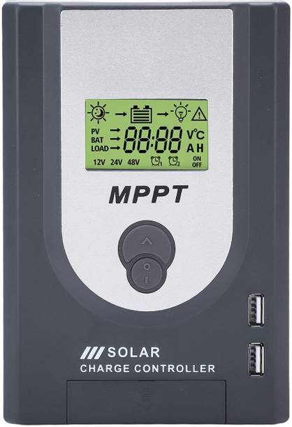 amiciSmart Solar Charger Controller, Intelligent Battery Regulator for Solar Panel MPPT Solar Charge Controller