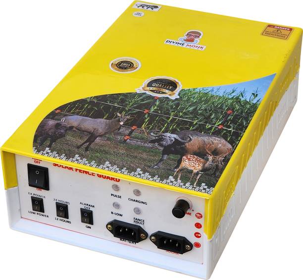 DIVINEMONK Zatka Machine/Fence Energizer for Agricultural Farms(40Acre Land-125Bigha) PWM Solar Charge Controller