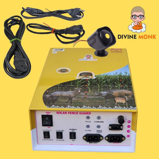 DIVINEMONK acdc zatka machine for farm solar fence guard 90 acre area covered MPPT Solar Charge Controller