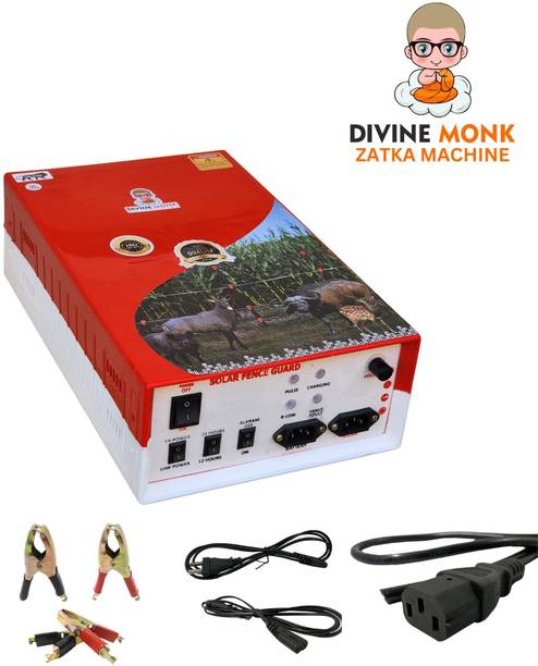 DIVINEMONK zatka machine dc solar fence energizer 60 acre 120 bigha MPPT Solar Charge Controller