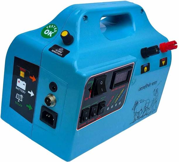 Egoist Divine DOUBLE POWER Ac & DC Zatka Machine Solar Fence Energizer (160 VIGHA) PWM Solar Charge Controller