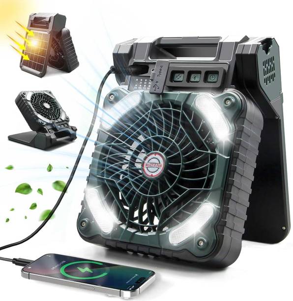BLURISM Table Solar Fan Set