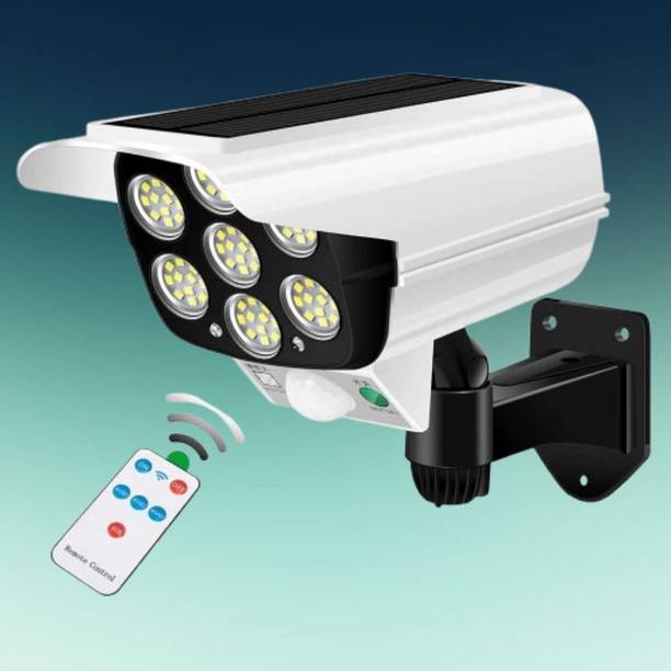 BERIS DUMMY CAMERA/Solar Motion Sensor LED Wall Mounted Security Light Outdoor Solar Light Set