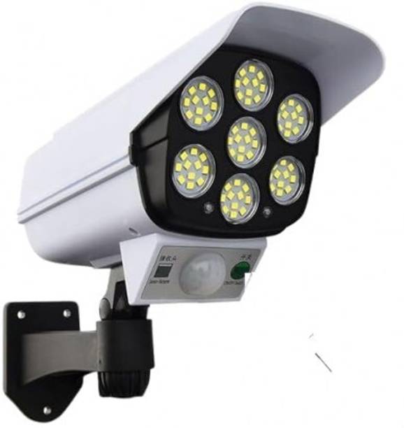 TacLight Solar Motion Sensor Light, Outdoor Wall Light with Dummy Camera Solar Light Set Solar Light Set