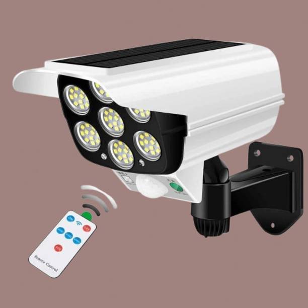 BERIS DUMMY CAMERA/Solar Motion Sensor LED Wall Mounted Security Light Outdoor Solar Light Set