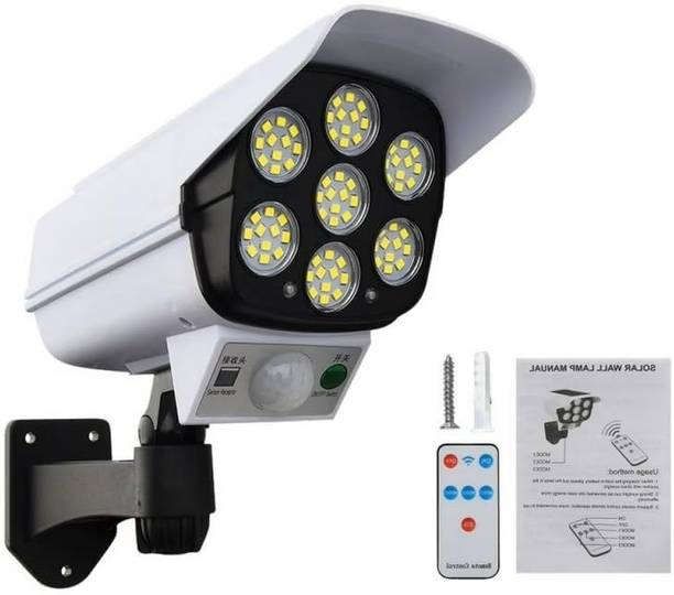 SKYBUCKET Solar Flood Light Security Camera Design 77 LED Waterproof Wall Light Solar Light Set