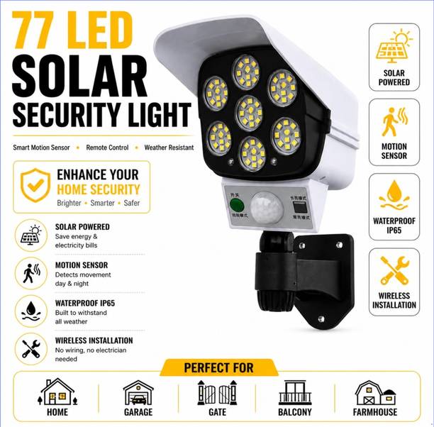 SKYBUCKET Bright Solar Powered Security Light with Motion Sensor Solar Light Set