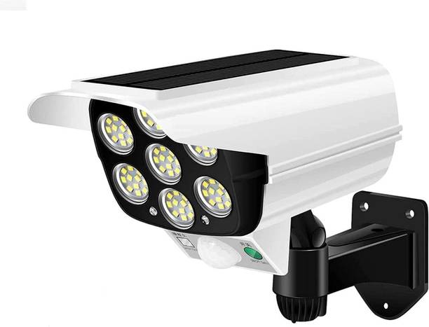 Xydrozen Solar Camera Shape Wall Light 77 LED Motion Sensor Solar Light Set