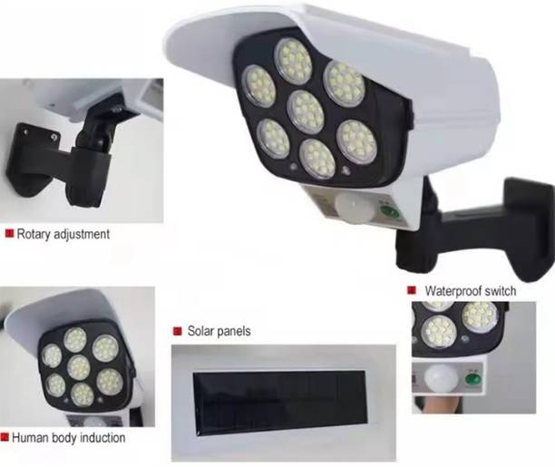 Xydrozen Solar 77 LED Security Camera Style Light Solar Light Set