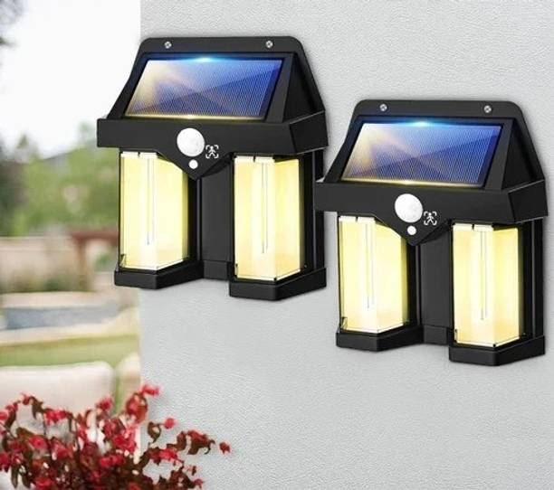 Varsug Traders Waterproof New Solar Wall Lamp with 3 Modes Wall Double - Light 1) Solar Light Set