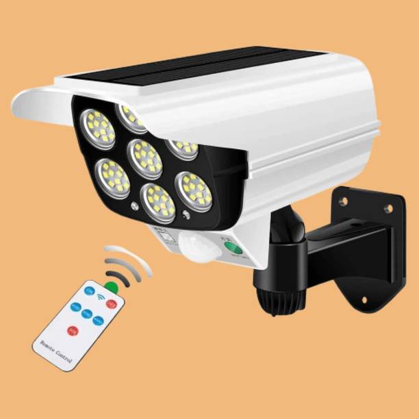 SHREE MELDI ENTERPRISE Solar Powered Outdoor Motion Sensor Security LED Lamp Solar Light Set