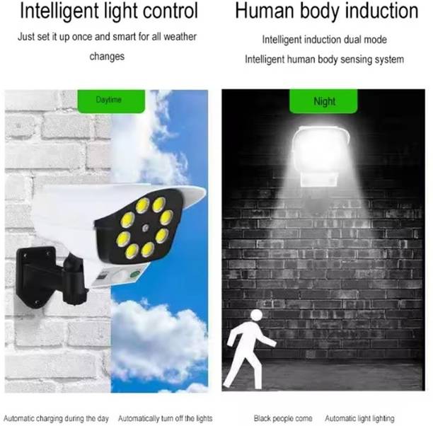 Xydrozen Solar Outdoor Camera LED Security Light Solar Light Set