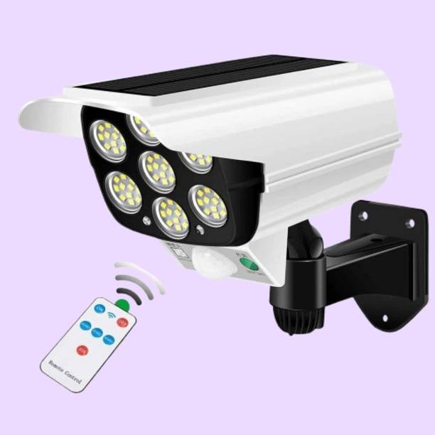 BERIS DUMMY CAMERA/Solar Motion Sensor LED Wall Mounted Security Light Outdoor Solar Light Set