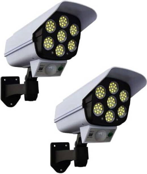 Shivay Creation LED Bright Security Dummy Camera Wall Lamp Solar Light Set