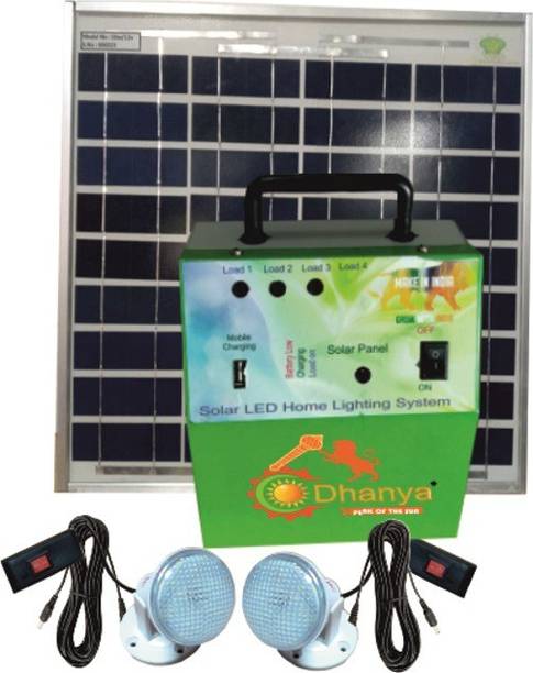 Dhanya Table Solar Fan Set