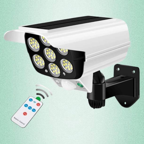 SHREE MELDI ENTERPRISE Solar Powered Security LED Motion Sensor Outdoor Lamp Solar Light Set