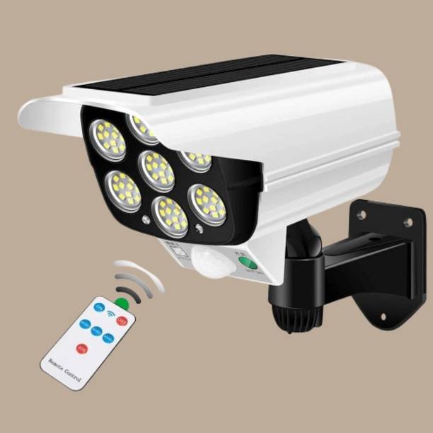 SHREE MELDI ENTERPRISE Solar Motion Sensor LED Outdoor Security Light with Remote Control Solar Light Set