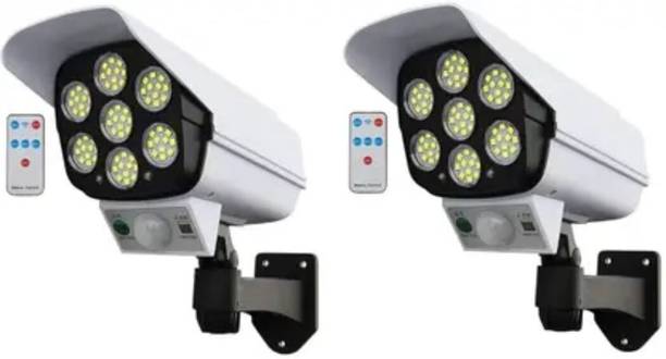 DIGSMORDEN LED Bright Security Dummy Camera Wall Lamp Solar Light Set