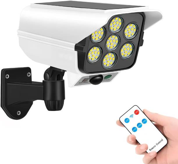 Xydrozen Solar Outdoor Security Camera Shape Light Solar Light Set