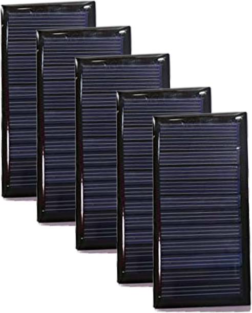 ambert 80x40MM Mini Solar Panel With Led Or Connector Pack Of 5 Solar Panel