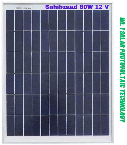 sahibzaad 80 W 12V Photovoltaic High Grade Solar Panel Solar Panel